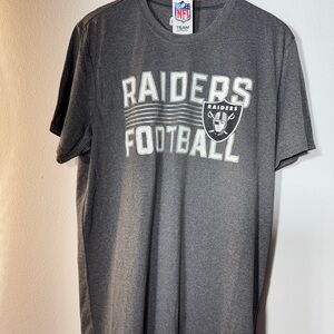 NFL Raiders Football Tee Shirt Size L NEW